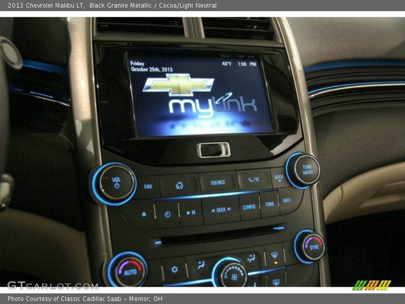 Black Granite Metallic / Cocoa/Light Neutral 2013 Chevrolet Malibu LT