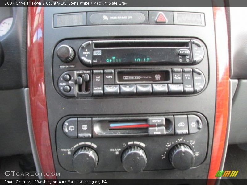 Stone White / Medium Slate Gray 2007 Chrysler Town & Country LX