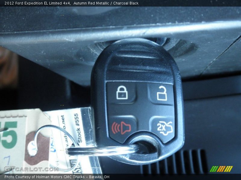 Autumn Red Metallic / Charcoal Black 2012 Ford Expedition EL Limited 4x4