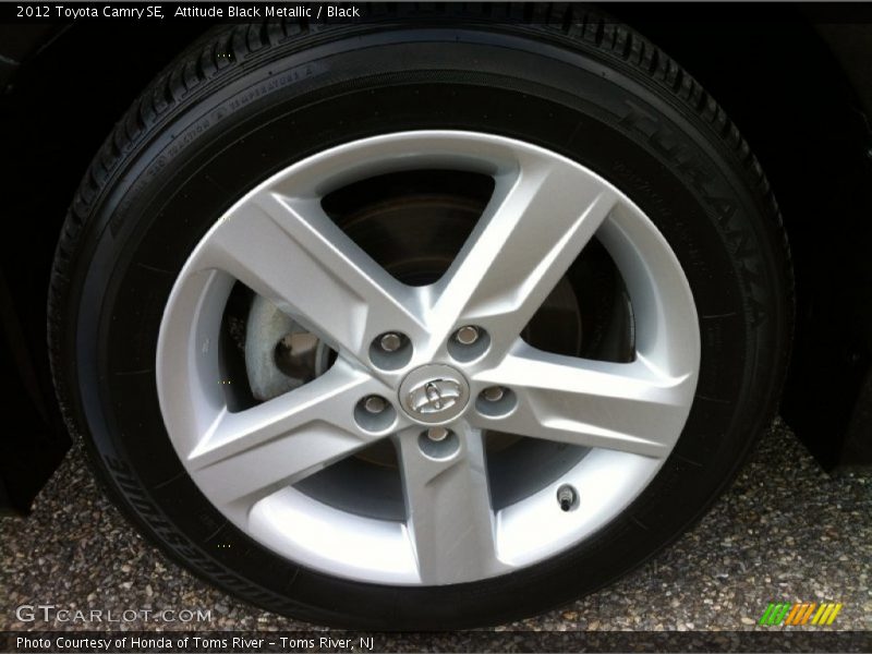 Attitude Black Metallic / Black 2012 Toyota Camry SE