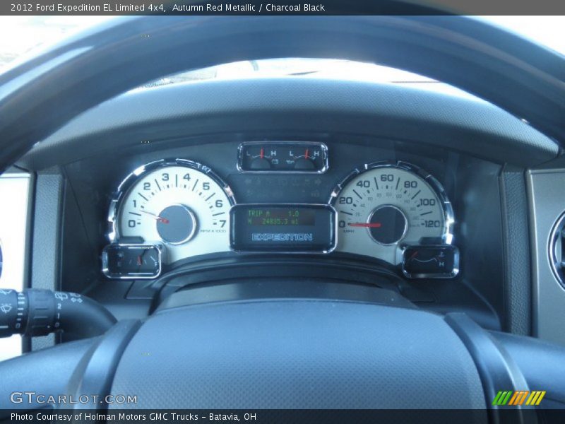 Autumn Red Metallic / Charcoal Black 2012 Ford Expedition EL Limited 4x4
