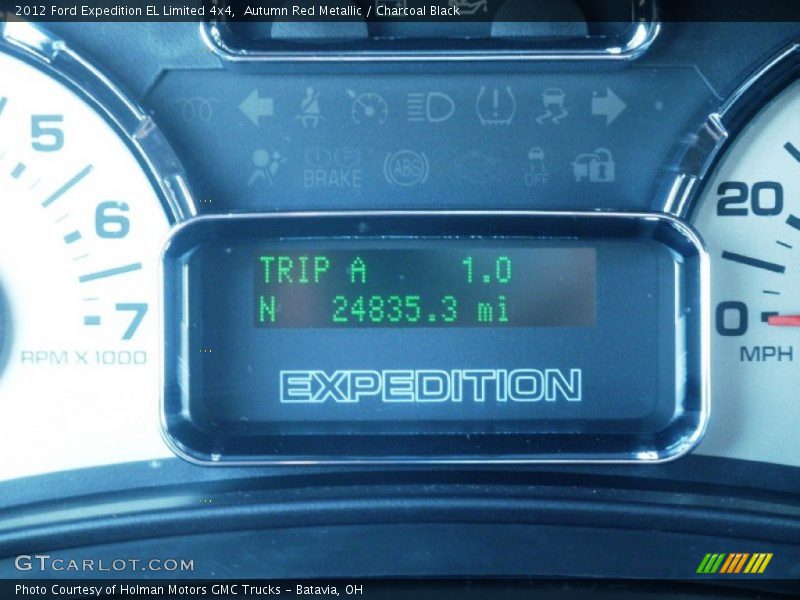 Autumn Red Metallic / Charcoal Black 2012 Ford Expedition EL Limited 4x4