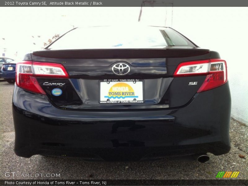 Attitude Black Metallic / Black 2012 Toyota Camry SE