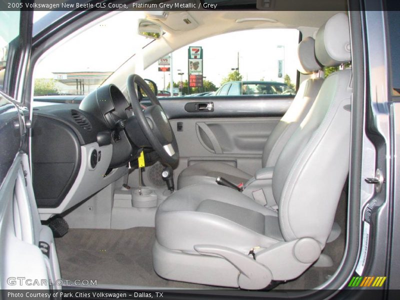 Platinum Grey Metallic / Grey 2005 Volkswagen New Beetle GLS Coupe