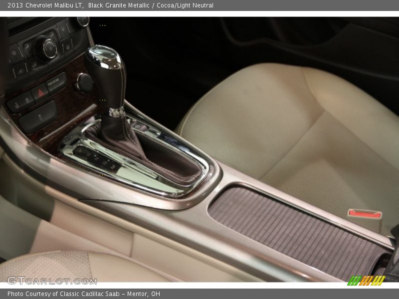 Black Granite Metallic / Cocoa/Light Neutral 2013 Chevrolet Malibu LT