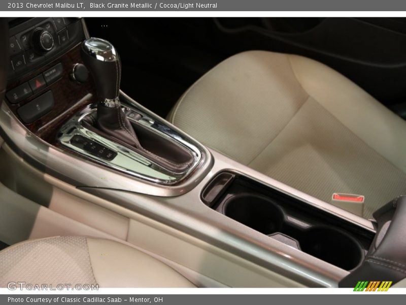 Black Granite Metallic / Cocoa/Light Neutral 2013 Chevrolet Malibu LT