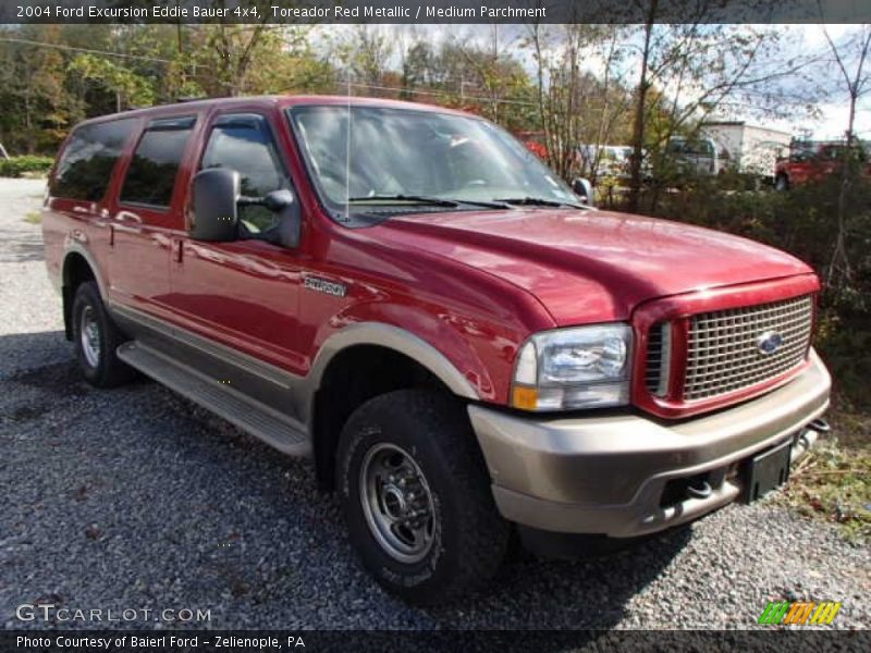 Toreador Red Metallic / Medium Parchment 2004 Ford Excursion Eddie Bauer 4x4