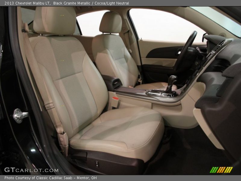 Black Granite Metallic / Cocoa/Light Neutral 2013 Chevrolet Malibu LT