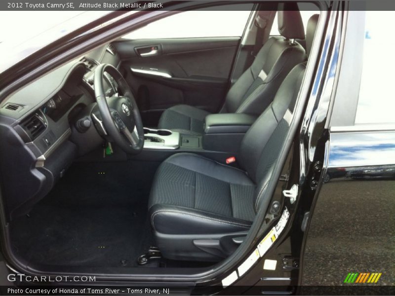 Attitude Black Metallic / Black 2012 Toyota Camry SE