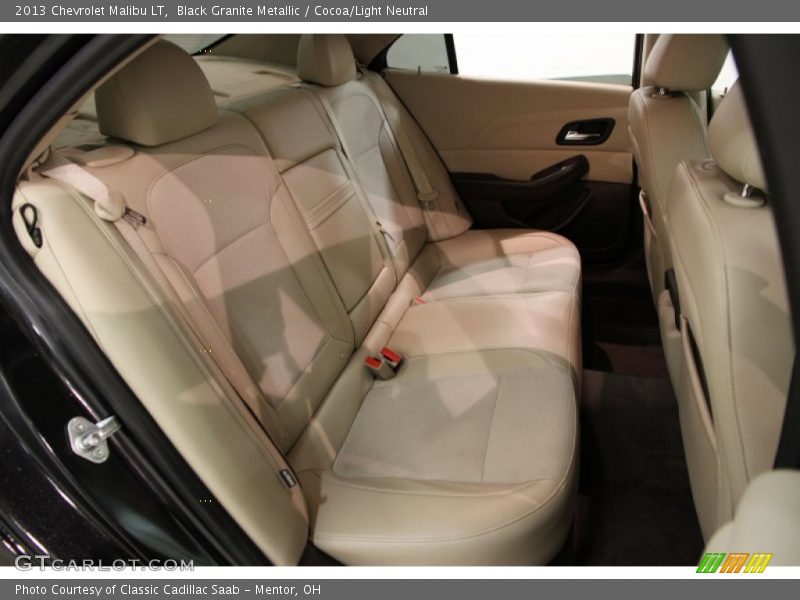 Black Granite Metallic / Cocoa/Light Neutral 2013 Chevrolet Malibu LT