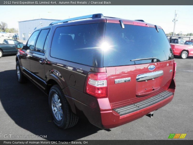 Autumn Red Metallic / Charcoal Black 2012 Ford Expedition EL Limited 4x4