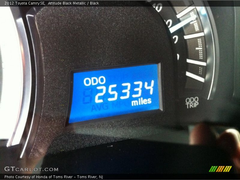 Attitude Black Metallic / Black 2012 Toyota Camry SE
