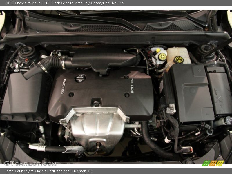 Black Granite Metallic / Cocoa/Light Neutral 2013 Chevrolet Malibu LT