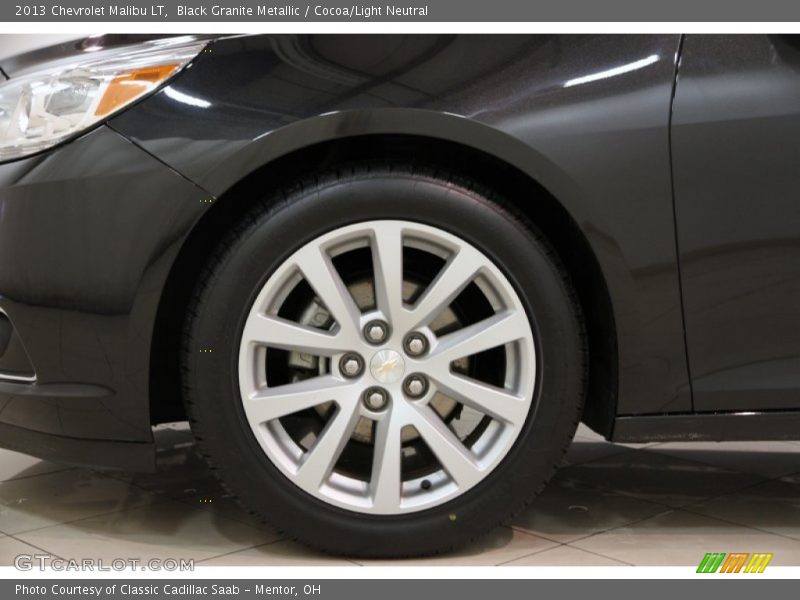 Black Granite Metallic / Cocoa/Light Neutral 2013 Chevrolet Malibu LT