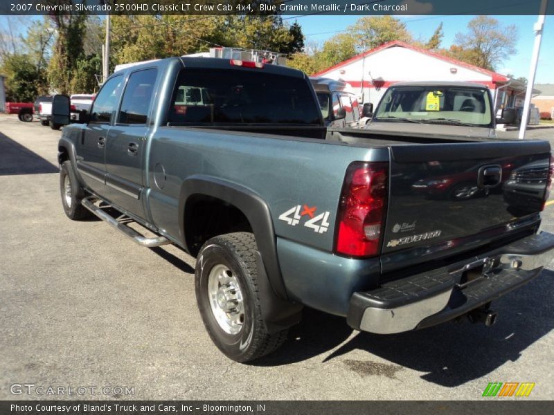 Blue Granite Metallic / Dark Charcoal 2007 Chevrolet Silverado 2500HD Classic LT Crew Cab 4x4