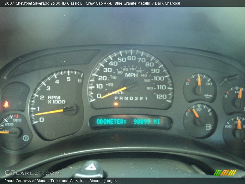 Blue Granite Metallic / Dark Charcoal 2007 Chevrolet Silverado 2500HD Classic LT Crew Cab 4x4