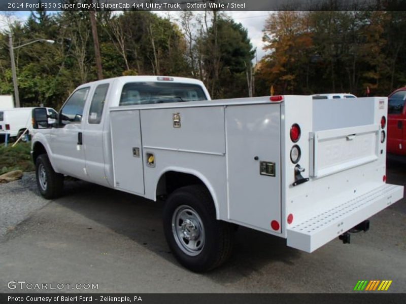 Oxford White / Steel 2014 Ford F350 Super Duty XL SuperCab 4x4 Utility Truck