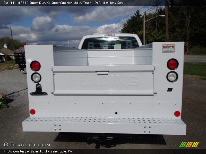 Oxford White / Steel 2014 Ford F350 Super Duty XL SuperCab 4x4 Utility Truck