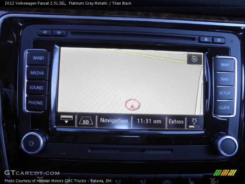 Platinum Gray Metallic / Titan Black 2012 Volkswagen Passat 2.5L SEL
