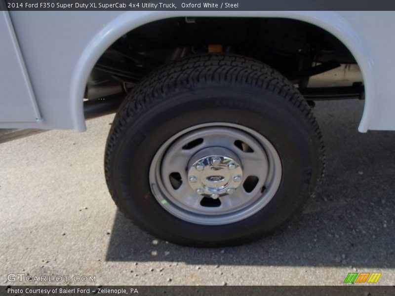 Oxford White / Steel 2014 Ford F350 Super Duty XL SuperCab 4x4 Utility Truck