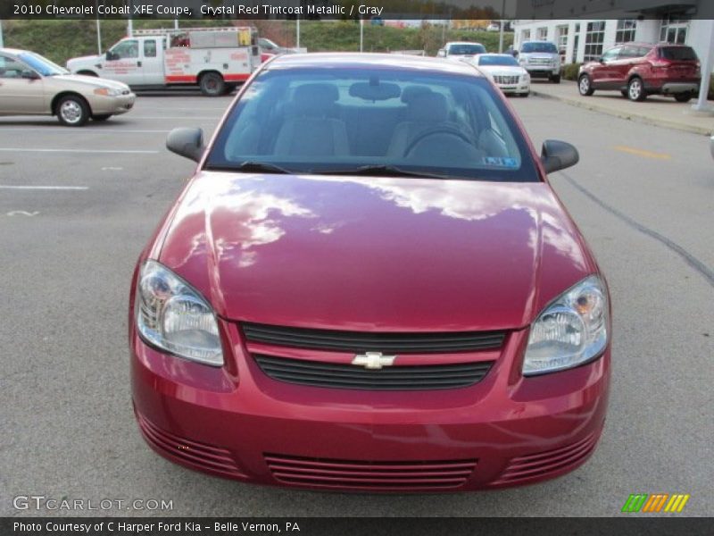 Crystal Red Tintcoat Metallic / Gray 2010 Chevrolet Cobalt XFE Coupe