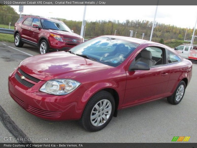 Crystal Red Tintcoat Metallic / Gray 2010 Chevrolet Cobalt XFE Coupe