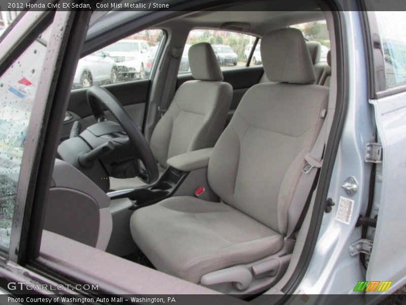 Cool Mist Metallic / Stone 2012 Honda Civic EX Sedan