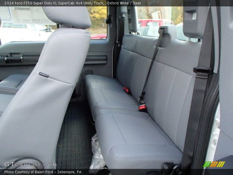 Oxford White / Steel 2014 Ford F350 Super Duty XL SuperCab 4x4 Utility Truck
