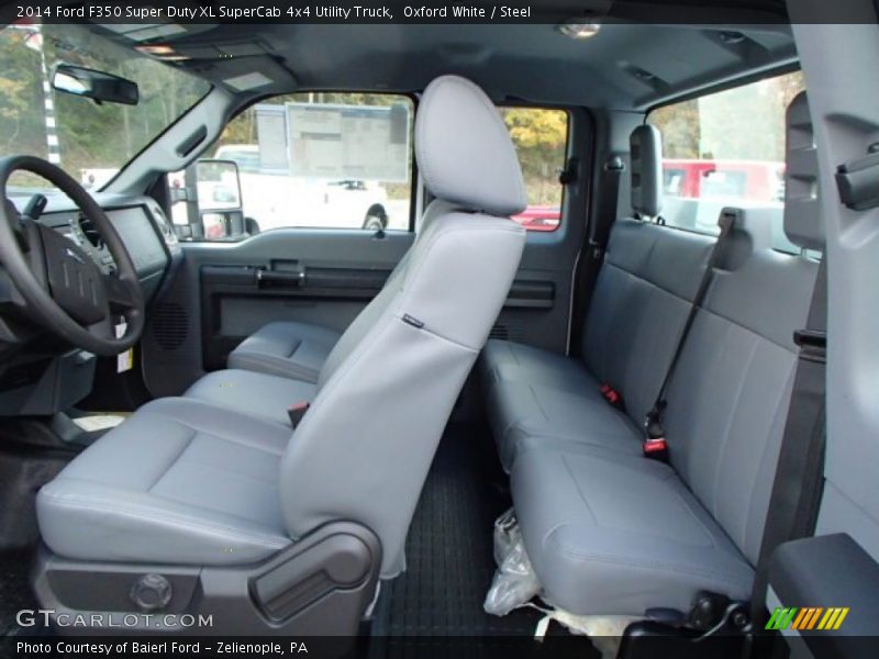 Oxford White / Steel 2014 Ford F350 Super Duty XL SuperCab 4x4 Utility Truck
