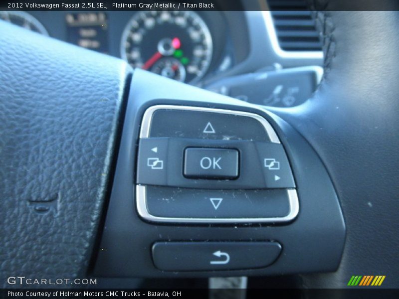 Platinum Gray Metallic / Titan Black 2012 Volkswagen Passat 2.5L SEL