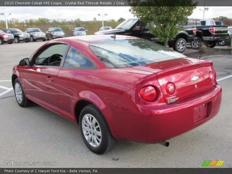 Crystal Red Tintcoat Metallic / Gray 2010 Chevrolet Cobalt XFE Coupe