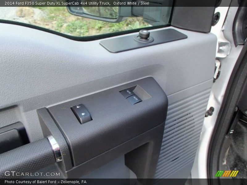 Oxford White / Steel 2014 Ford F350 Super Duty XL SuperCab 4x4 Utility Truck