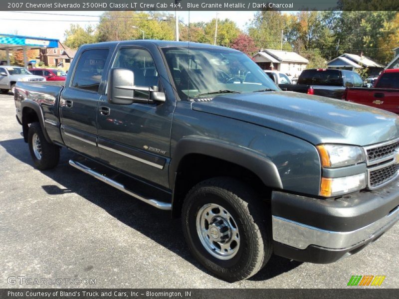 Blue Granite Metallic / Dark Charcoal 2007 Chevrolet Silverado 2500HD Classic LT Crew Cab 4x4