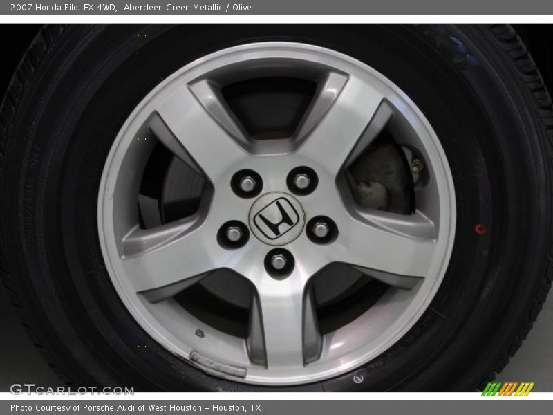 Aberdeen Green Metallic / Olive 2007 Honda Pilot EX 4WD