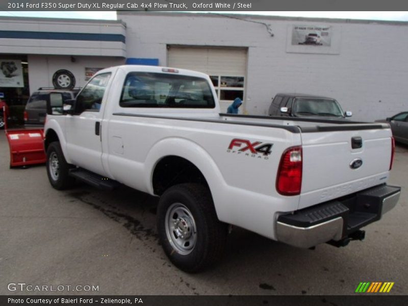 Oxford White / Steel 2014 Ford F350 Super Duty XL Regular Cab 4x4 Plow Truck