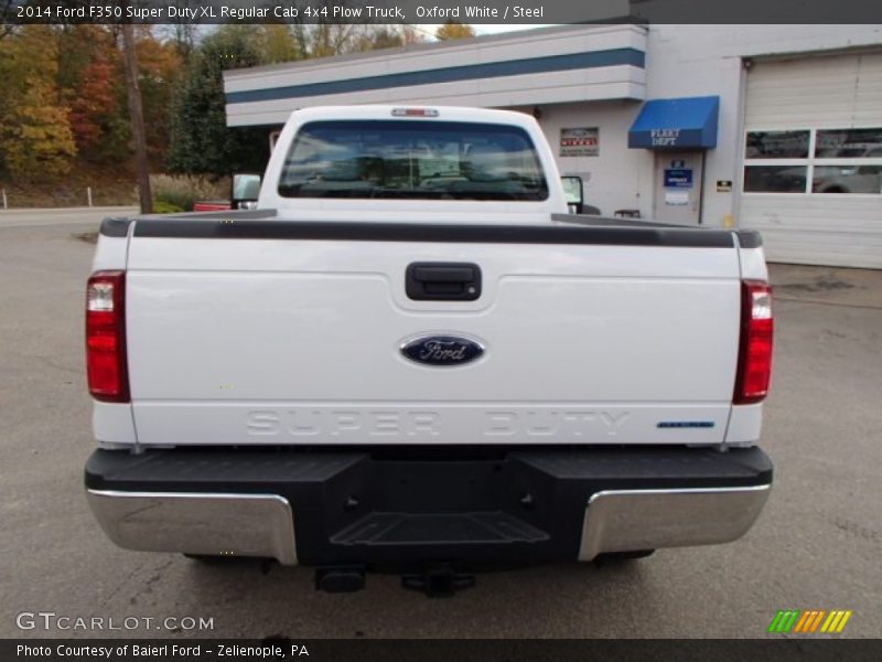 Oxford White / Steel 2014 Ford F350 Super Duty XL Regular Cab 4x4 Plow Truck