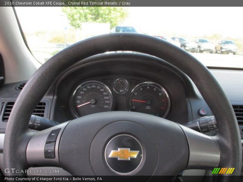 Crystal Red Tintcoat Metallic / Gray 2010 Chevrolet Cobalt XFE Coupe