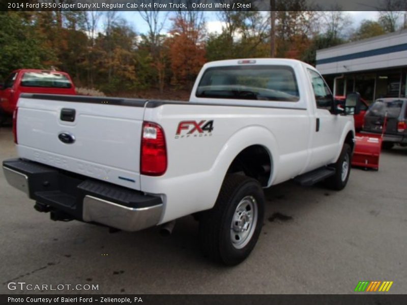  2014 F350 Super Duty XL Regular Cab 4x4 Plow Truck Oxford White