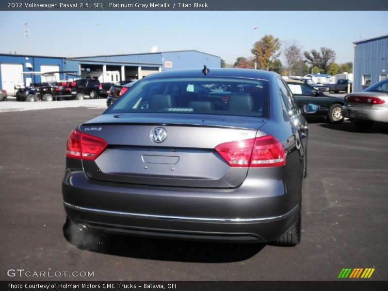 Platinum Gray Metallic / Titan Black 2012 Volkswagen Passat 2.5L SEL