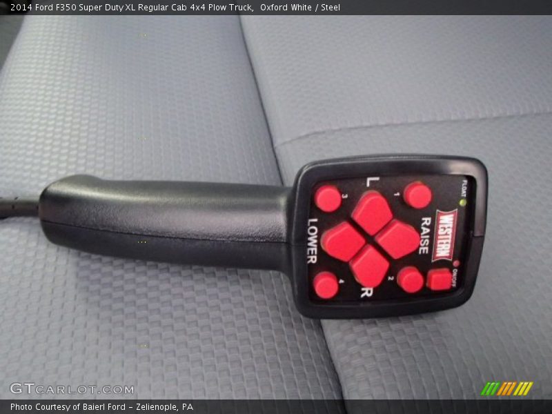 Oxford White / Steel 2014 Ford F350 Super Duty XL Regular Cab 4x4 Plow Truck