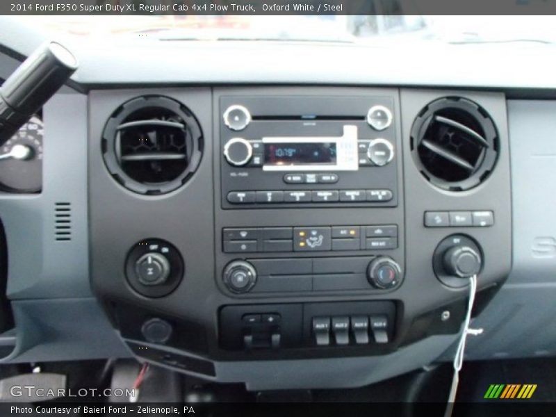 Oxford White / Steel 2014 Ford F350 Super Duty XL Regular Cab 4x4 Plow Truck
