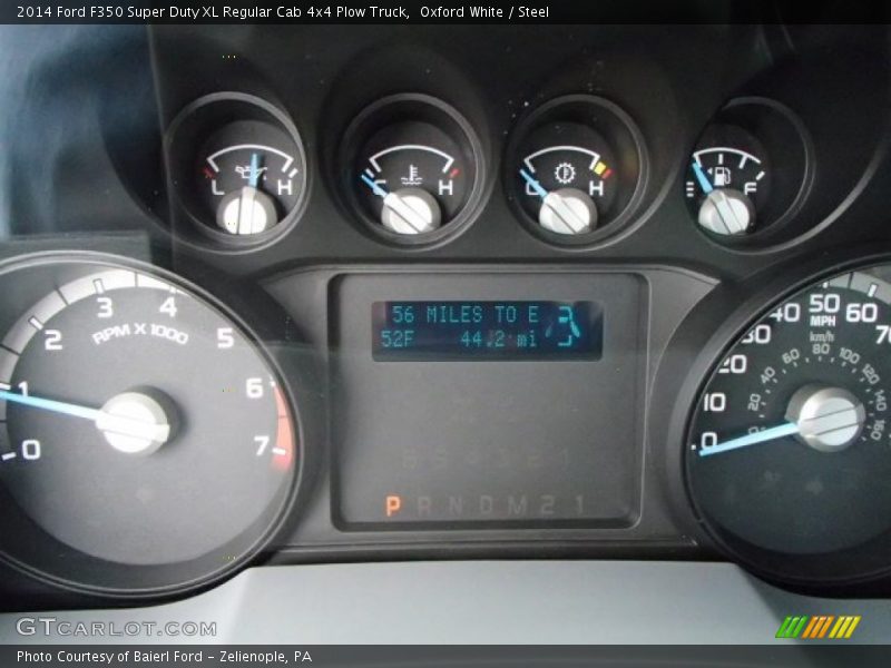 Oxford White / Steel 2014 Ford F350 Super Duty XL Regular Cab 4x4 Plow Truck