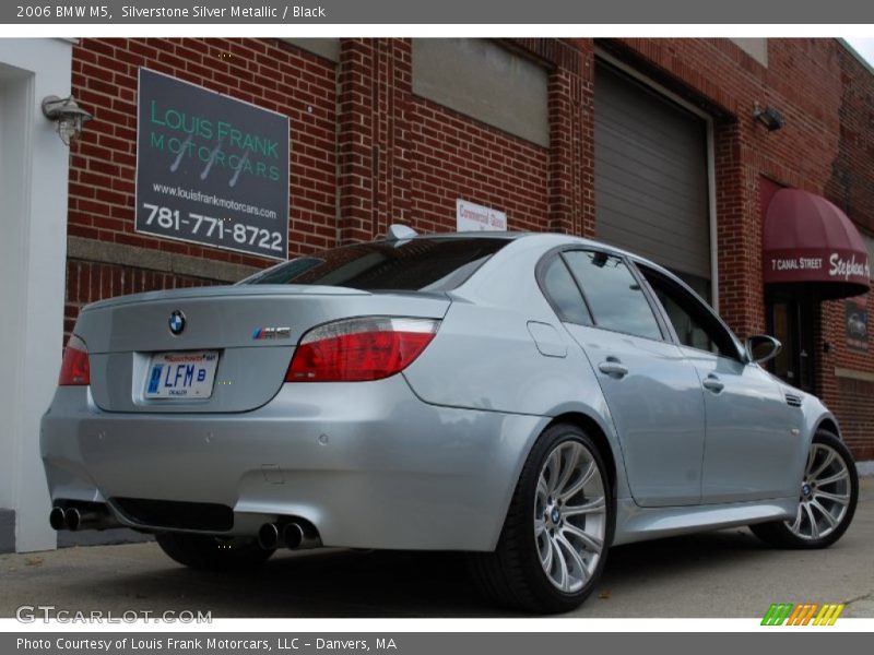 Silverstone Silver Metallic / Black 2006 BMW M5