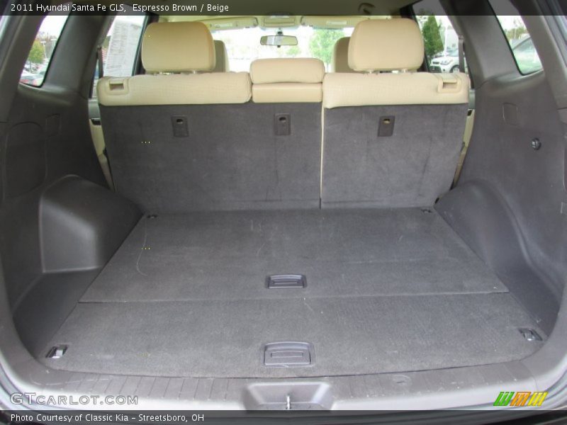 Espresso Brown / Beige 2011 Hyundai Santa Fe GLS