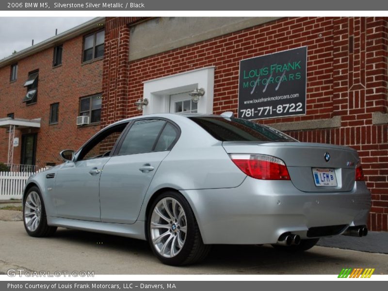 Silverstone Silver Metallic / Black 2006 BMW M5
