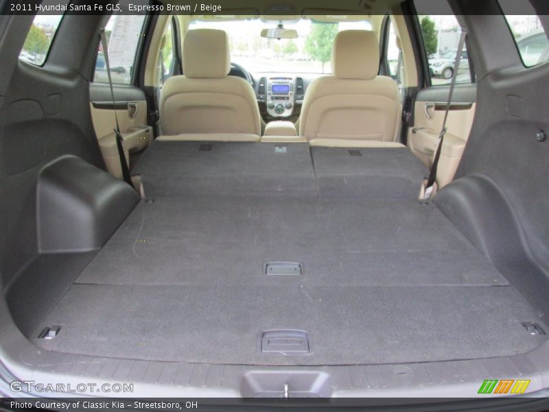 Espresso Brown / Beige 2011 Hyundai Santa Fe GLS