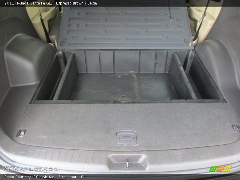 Espresso Brown / Beige 2011 Hyundai Santa Fe GLS