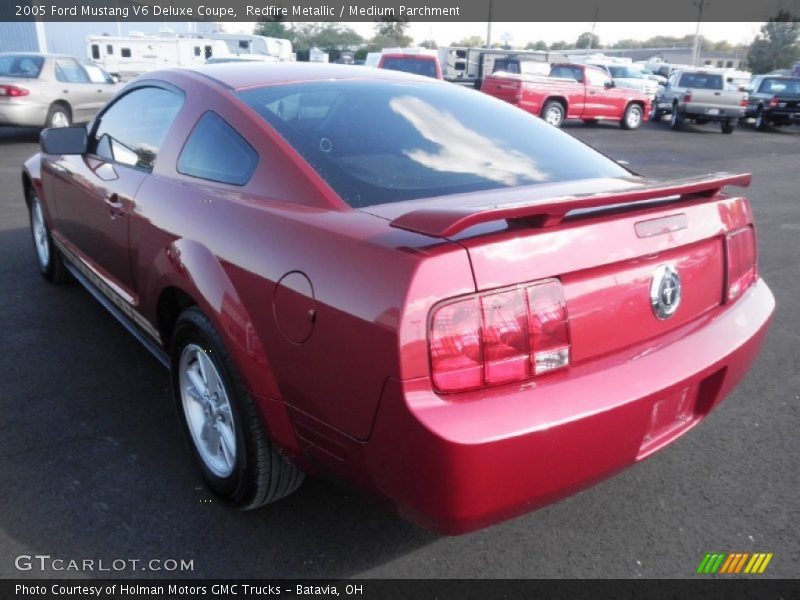 Redfire Metallic / Medium Parchment 2005 Ford Mustang V6 Deluxe Coupe