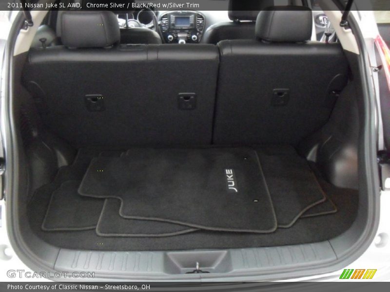 Chrome Silver / Black/Red w/Silver Trim 2011 Nissan Juke SL AWD