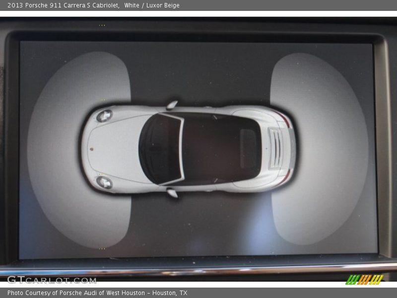 White / Luxor Beige 2013 Porsche 911 Carrera S Cabriolet